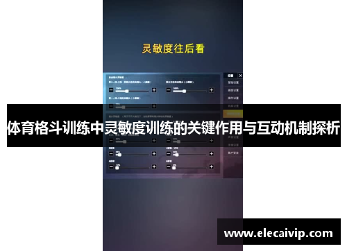 体育格斗训练中灵敏度训练的关键作用与互动机制探析